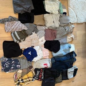 Maternity clothing - mostly small with some XS